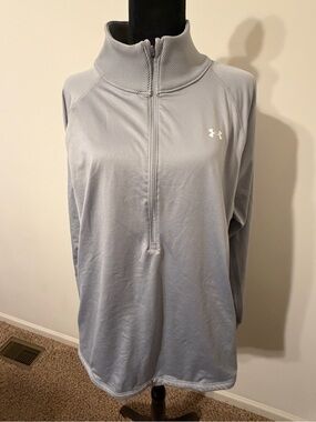 Under Armour Light GrayQuarter-Zip Pullover